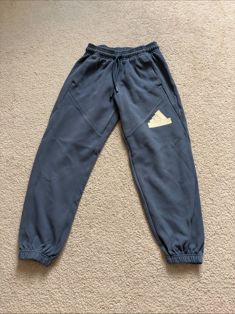 adidas Kids Dark Blue Jogger Sweatpants